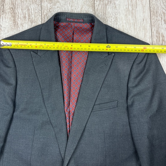 Harry Brown London grey sport coat/blazer US38 - Picture 5 of 7